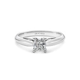 Princess Cut Diamond Solitaire Engagement Ring - Dracakis Jewellers